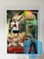 2021 Panini Illusions #61 Trey Lance Emerald San Francisco 49ers RC